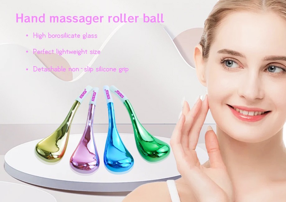 skincare set spoon shape ice globes for facials silicone ice globe ice cube roller wholesale