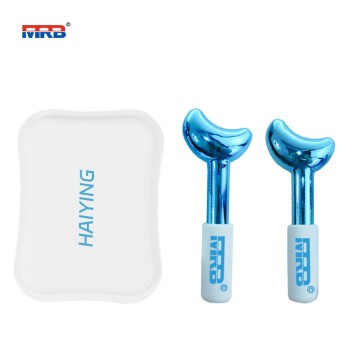 2PCS Facial Ice Globe Skin Care Rollers Cool Globes Face Massage Treatment Reduce Facial Neck Wrinkles Puffiness Beauty Tools