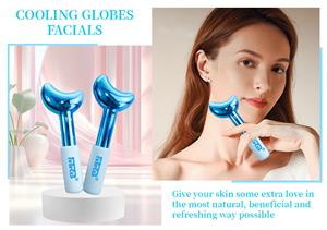 shipping boxes custom logo Best Ice Globe Face Massager For Tired Skin