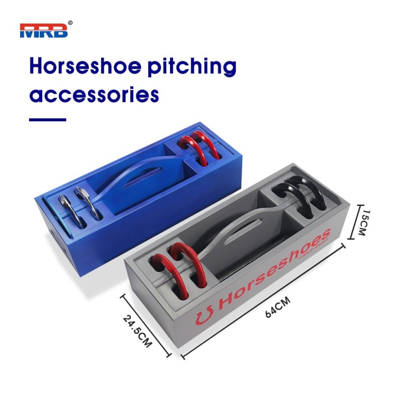 2 in 1 Horseshoe Ring Toss Game Set Outdoor Game for Family Horseshoe Set Best Yard Party Lawn Beach Games