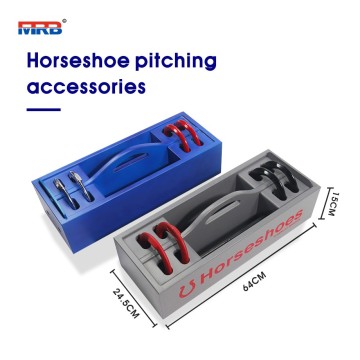 2 in 1 Horseshoe Ring Toss Game Set Outdoor Game for Family Horseshoe Set Best Yard Party Lawn Beach Games