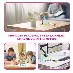 2025New Liquid Timer Sensory Motion Visual Sand Hourglass Anti-Gravity Science Toys Reverse Flowing Liquid Motion Bubbler Timer