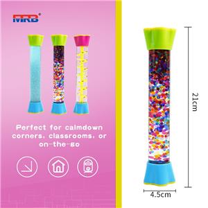 2025New Liquid Timer Sensory Motion Visual Sand Hourglass Anti-Gravity Science Toys Reverse Flowing Liquid Motion Bubbler Timer