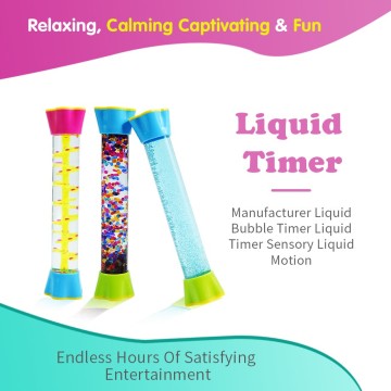 Liquid Motion Bubbler Tube assorted Decorative and relaxing tool Colores Balls Bubbler