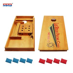 Wood Foldable Cornhole Set Cornhole Boards 8 Cornhole Toss Bags, Perfect for Backyard Outdoor Indoor Party