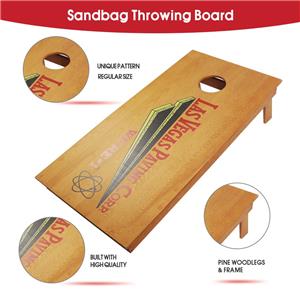 Wood Foldable Cornhole Set Cornhole Boards 8 Cornhole Toss Bags, Perfect for Backyard Outdoor Indoor Party