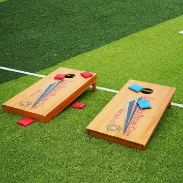 High Quality Games Portable Bean Bag Cornhole Game Set for Indoor and Outdoor Use with 2 Target Boards and 8 Bean Bags