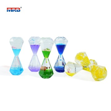Novelty toys Upward Diamond Shaped Animal Liquid Bubble Timer Fidget Sensory Toy Autism ADHD