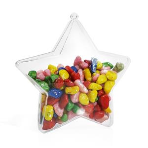 Clear Plastic Christmas Balls Sphere Fillable Xmas Tree Hanging Decor Plastic Child Fillable Easter Eggs