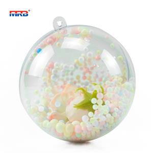 Clear Fillable Ornaments Ball Transparent Plasti Craft Ornament Balls 10 Different Sizes for DIY Bath Bomb Mold Set Party Decor