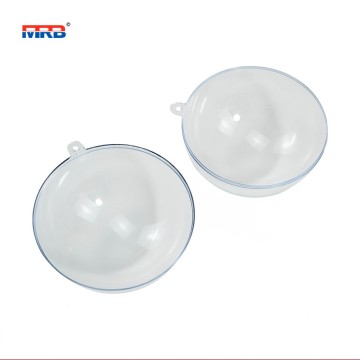 Clear Fillable Ornaments Ball Transparent Plasti Craft Ornament Balls 10 Different Sizes for DIY Bath Bomb Mold Set Party Decor