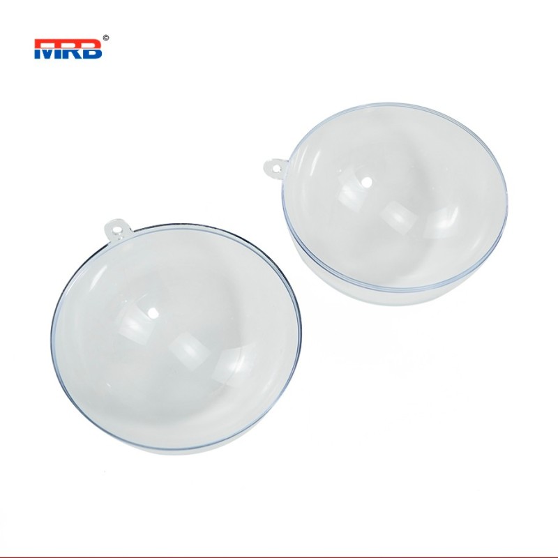 Clear Fillable Ornaments Ball Transparent Plasti Craft Ornament Balls 10 Different Sizes for DIY Bath Bomb Mold Set Party Decor