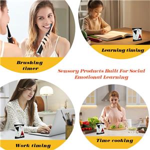 Up Flow Liquid Sand Timer 1 Minute Hourglass Plastic Sand Clock Office pressure relief ornaments Liquid Sand Timer