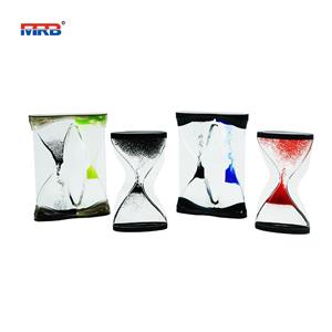 Up Flow Liquid Sand Timer 1 Minute Hourglass Plastic Sand Clock Office pressure relief ornaments Liquid Sand Timer