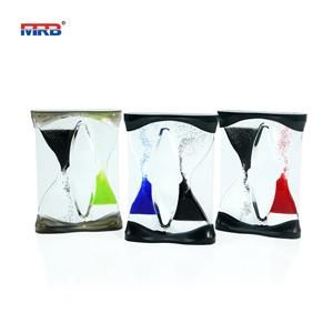 Up Flow Liquid Sand Timer 1 Minute Hourglass Plastic Sand Clock Office pressure relief ornaments Liquid Sand Timer