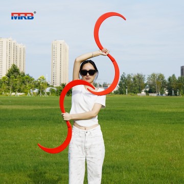 Wood crafts Buugeng Juggling S- Staff s- Staves bugeng Hand Made 2 PCS collapsible