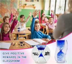 trending products 2024 new arrivals home decor Upward Flowing Sand Timer Acrylic Upward Liquid Hourglass