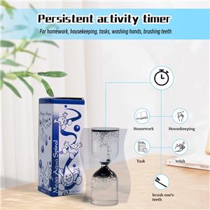 trending products 2024 new arrivals home decor Upward Flowing Sand Timer Acrylic Upward Liquid Hourglass