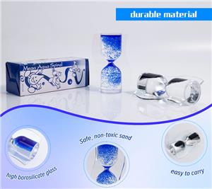 trending products 2024 new arrivals home decor Upward Flowing Sand Timer Acrylic Upward Liquid Hourglass