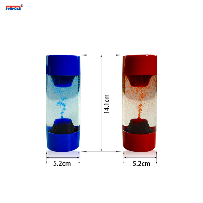 Sensory Science Toy Volcano Eruption Liquid Timer AntiGravity Liquid Sensory Timer For Autism Sensory Need and ADHD