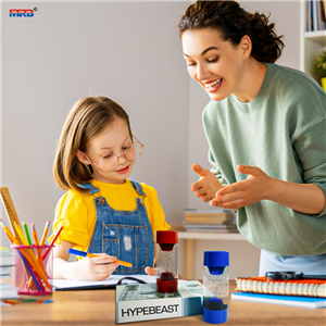 Sensory Science Toy Volcano Eruption Liquid Timer AntiGravity Liquid Sensory Timer For Autism Sensory Need and ADHD