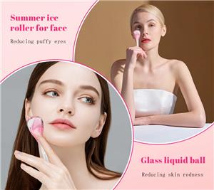 Ice Globe Spoon Facial Massage Tool Ice Globes Cooling Face Calming Personalized Beauty Salon Water Wave Energy Massage Ball