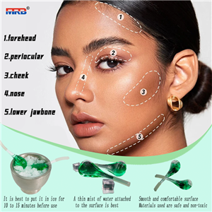 Facial Ice Globes Cooling Massage Tools for Refreshing Skincare Routine Enhances Self Care Reduces Puffiness Set of 2