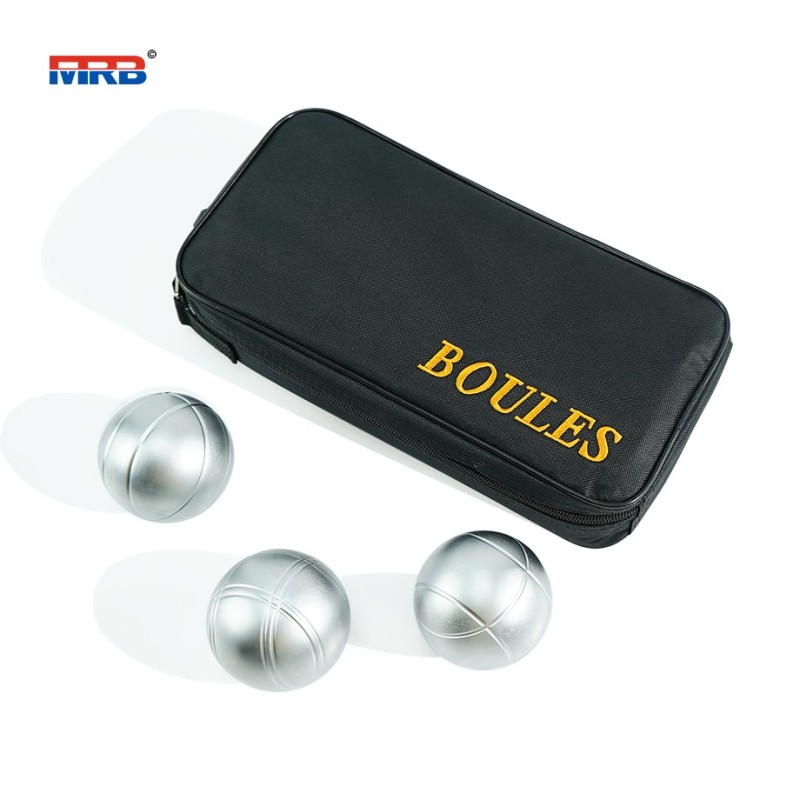 8 French Ball Outdoor Game High Quality 73mm metal silver petanque boules balls obut set