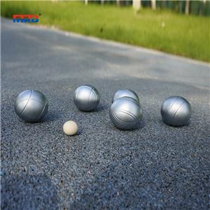 High Quality Selling Premium Popular 8 Pieces Metal Petanque Boules Set In Zipper Bag