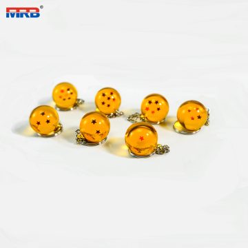 Manufacturers and Suppliers Factory Direct Wholesale Dragon Ball Keychain Crystal Dragon Ball Key Ring