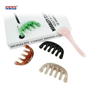2 Pcs Tools Scalp Massager for Caring Gua Sha Comb Acupoint Massage Tool Resin Resin Scalp Massage Comb
