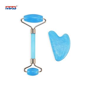 New Material 2pcs/Set Resin Massage Roller Kit Double Headed Massage Roller and Scraping Board For Massage