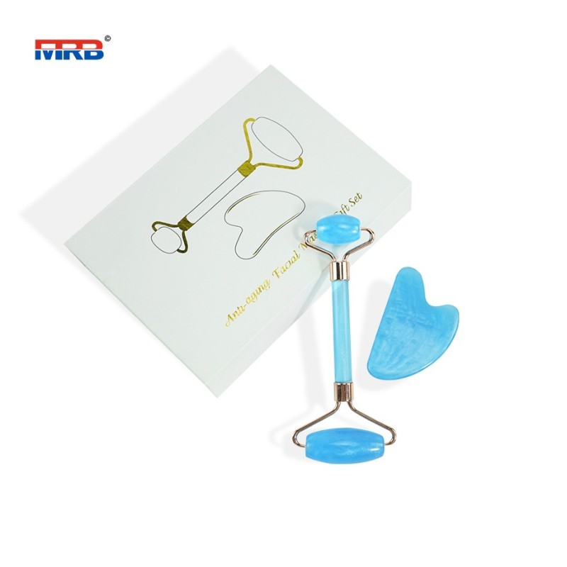 Custom Logo gua sha muscle scraping massage tool gua sha massage set board resin Crystal gua sha