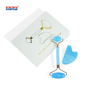 Custom Logo gua sha muscle scraping massage tool gua sha massage set board resin Crystal gua sha