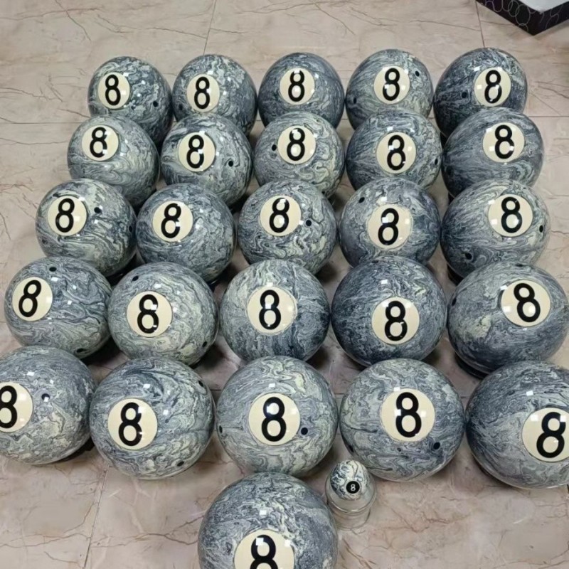 Training Artifact Used in American Billiards Eight Balls Billiard Accessories Practice Balls with Standard Lines Cue Ball