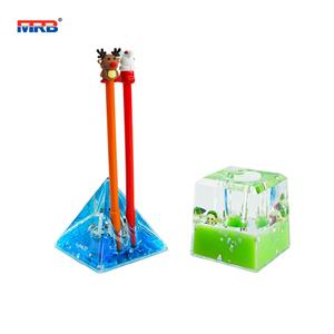 Elegant Acrylic Liquid Pen Holder with Sufficient Storage for Office and Study