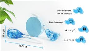 Gorgeous Hand - held Glass Eye Massage Balls with Dried Flowers - Ideal for Eye Fatigue Relief in Europe and America