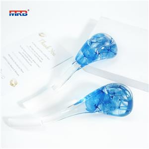 Gorgeous Hand - held Glass Eye Massage Balls with Dried Flowers - Ideal for Eye Fatigue Relief in Europe and America