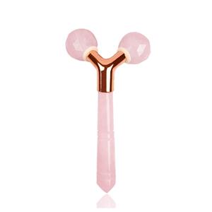 100% Natural Jade Face Roller Anti Aging Jade Stone Face Massage Roller Jade Facial Roller Massager for Woman Face Eye Massage