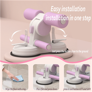 Suction Cup Adjustable Sit-Up Abdominal Exercise Portable Sit-Up Aid at Home and Office