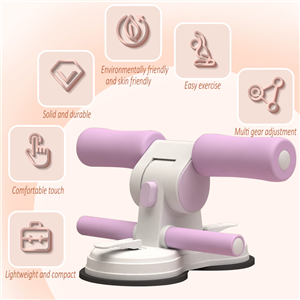 Suction Cup Adjustable Sit-Up Abdominal Exercise Portable Sit-Up Aid at Home and Office