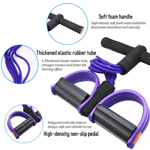 Wholesale Multi-Function Metal Spring Pedal Puller Belly Slim Tummy Trimmer with Single Double Springs Yoga Ropes Tension Straps