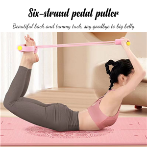 Wholesale Multi-Function Metal Spring Pedal Puller Belly Slim Tummy Trimmer with Single Double Springs Yoga Ropes Tension Straps
