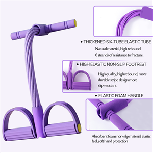 Wholesale Multi-Function Metal Spring Pedal Puller Belly Slim Tummy Trimmer with Single Double Springs Yoga Ropes Tension Straps