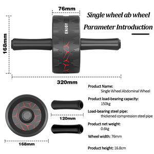 Multifunctional Home Gym Fitness for Ab Roller Wheels for Stomach Exercises and Abdominal Workouts