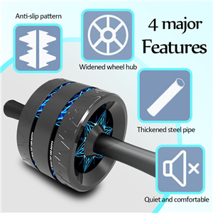 Multifunctional Home Gym Fitness for Ab Roller Wheels for Stomach Exercises and Abdominal Workouts