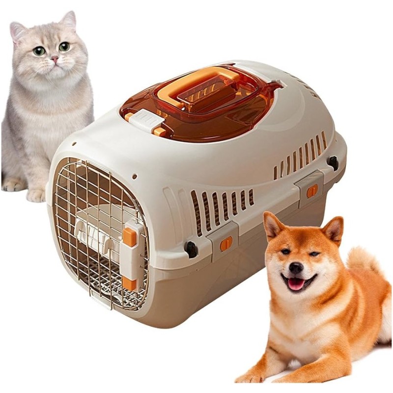 Wannuo Breezy Pet Carrier Not Easy to Loose Multiple Switches Pet Box Comfortable Pet Travel Box With Handle and Shoulder Buckle