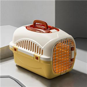 Wholesale Airline Transport Tray Plastic Cat Box Luxury Large Kennel on Wheel Pet Travel Carrier Cage Tall Heavy Dog Crate