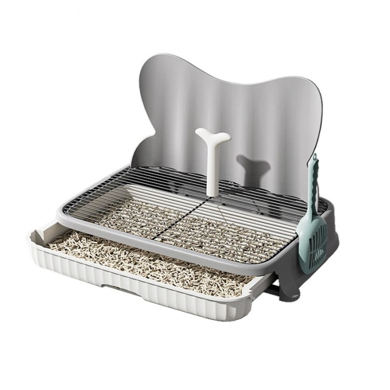 Indoor/Outdoor Waterproof Puppy Pad Holder Tray for Small Medium-Sized Dogs Easy Clean Pet Waste Disposal Training Splash Guard