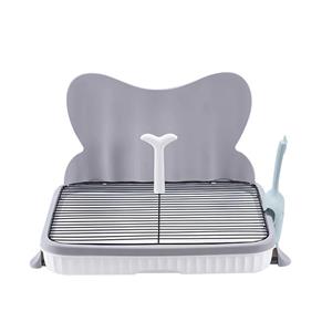 Indoor/Outdoor Waterproof Puppy Pad Holder Tray for Small Medium-Sized Dogs Easy Clean Pet Waste Disposal Training Splash Guard